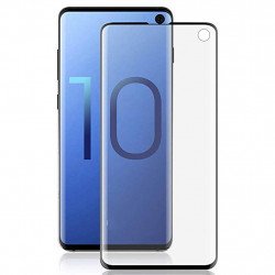 Galaxy S10 Full Coverage TPU Flexible Screen Protector - Case Friendly + Working Fingerprint (Clear)